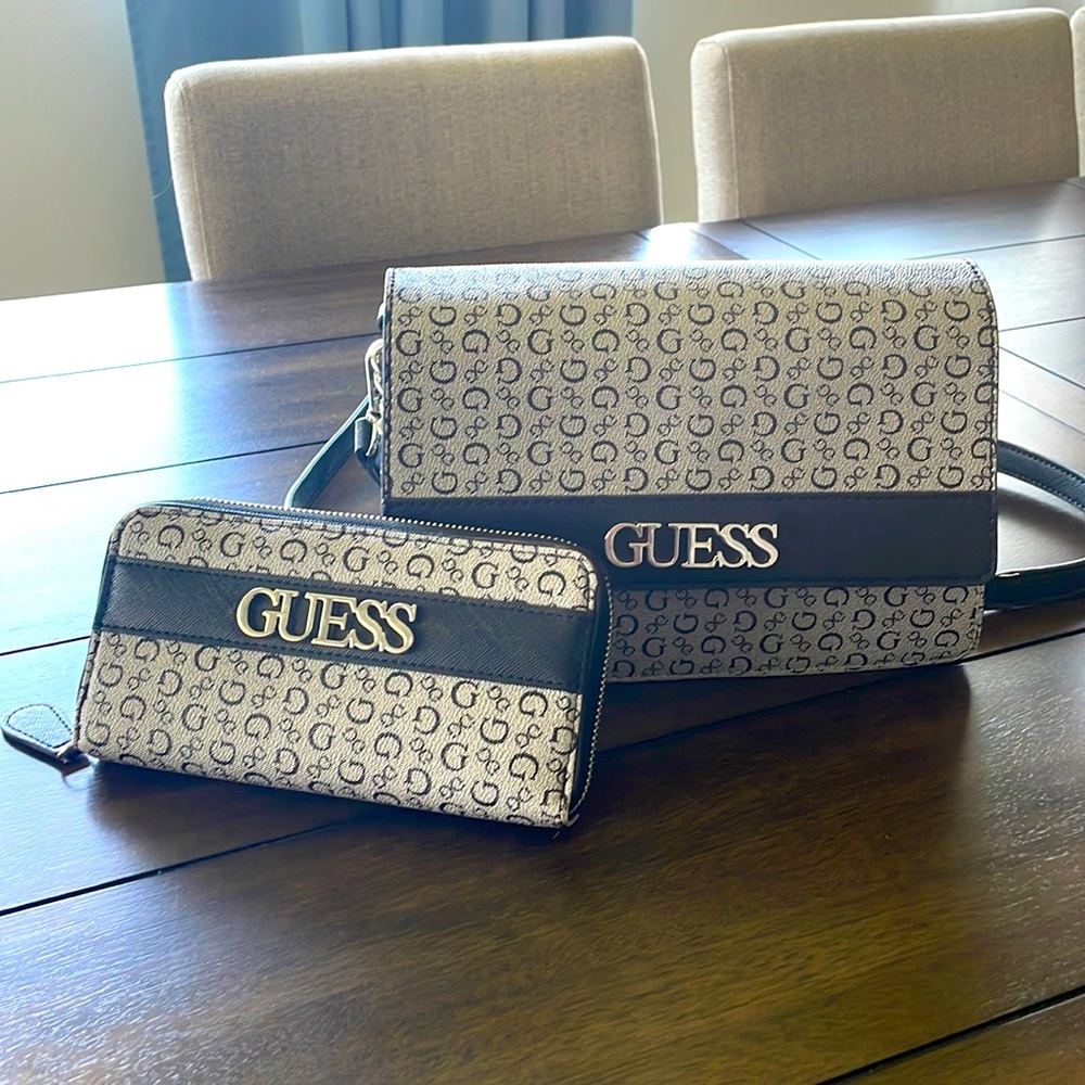 Guess crossbody purse and matching wallet